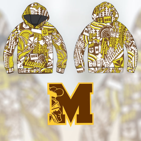 Mililani Sticker Bomb Drifit Hoody