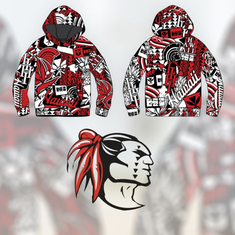 Kahuku Sticker Bomb Drifit Hoody