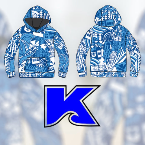 Kailua Sticker Bomb Drifit Hoody