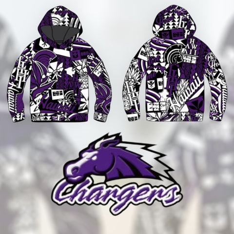 Pearl City Sticker Bomb Drifit Hoody