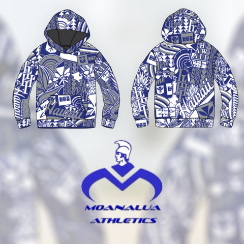 Moanalua Sticker Bomb Drifit Hoody