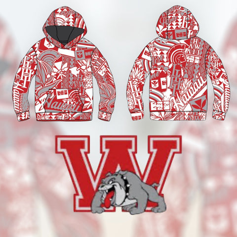 Waialua Sticker Bomb Drifit Hoody