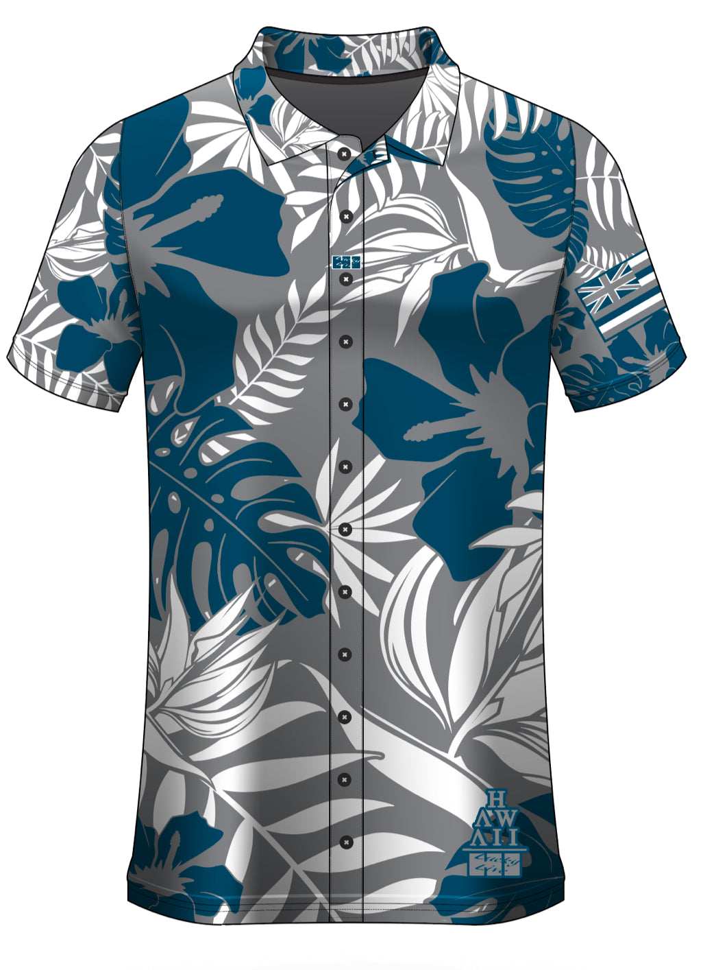 LE’AHI- LLHI DRIFIT ALOHA SHIRT (FULL BUTTON)