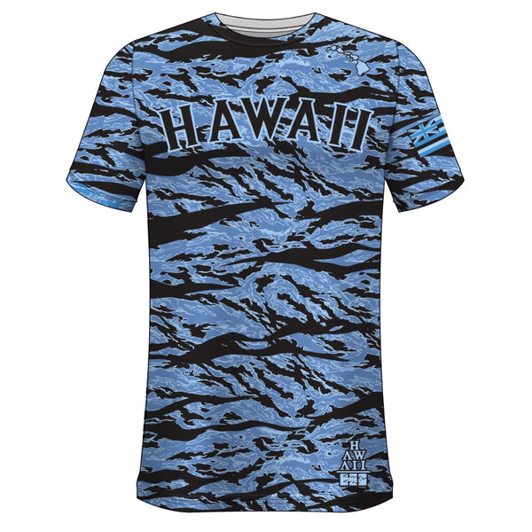 Tiger Camo Drifit Jersey- Blue