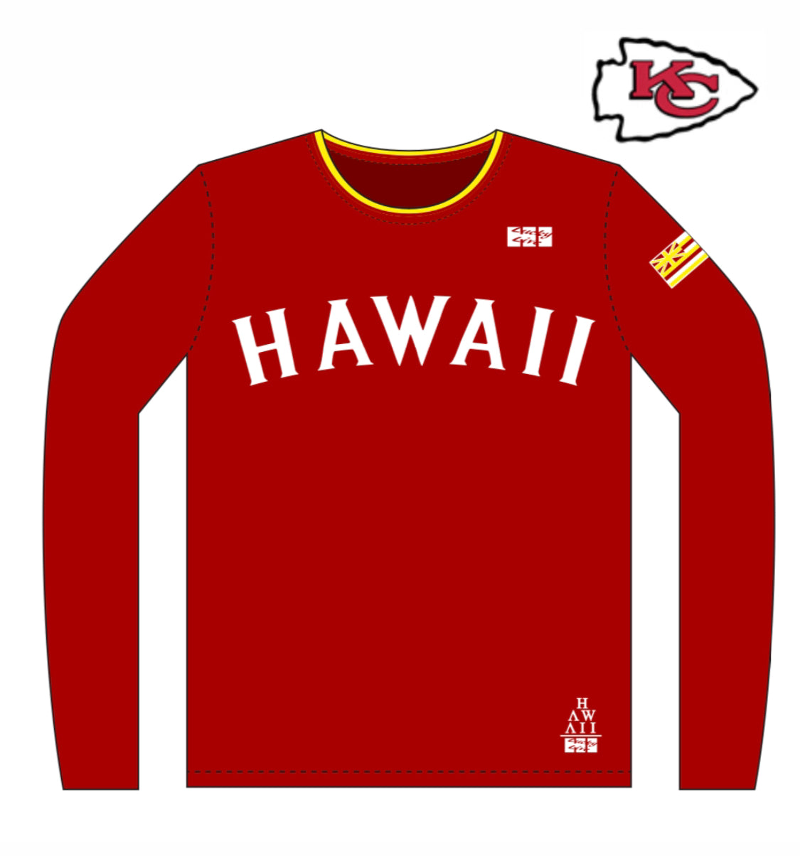 NFL HAWAII DRIFIT LONGSLEEVE