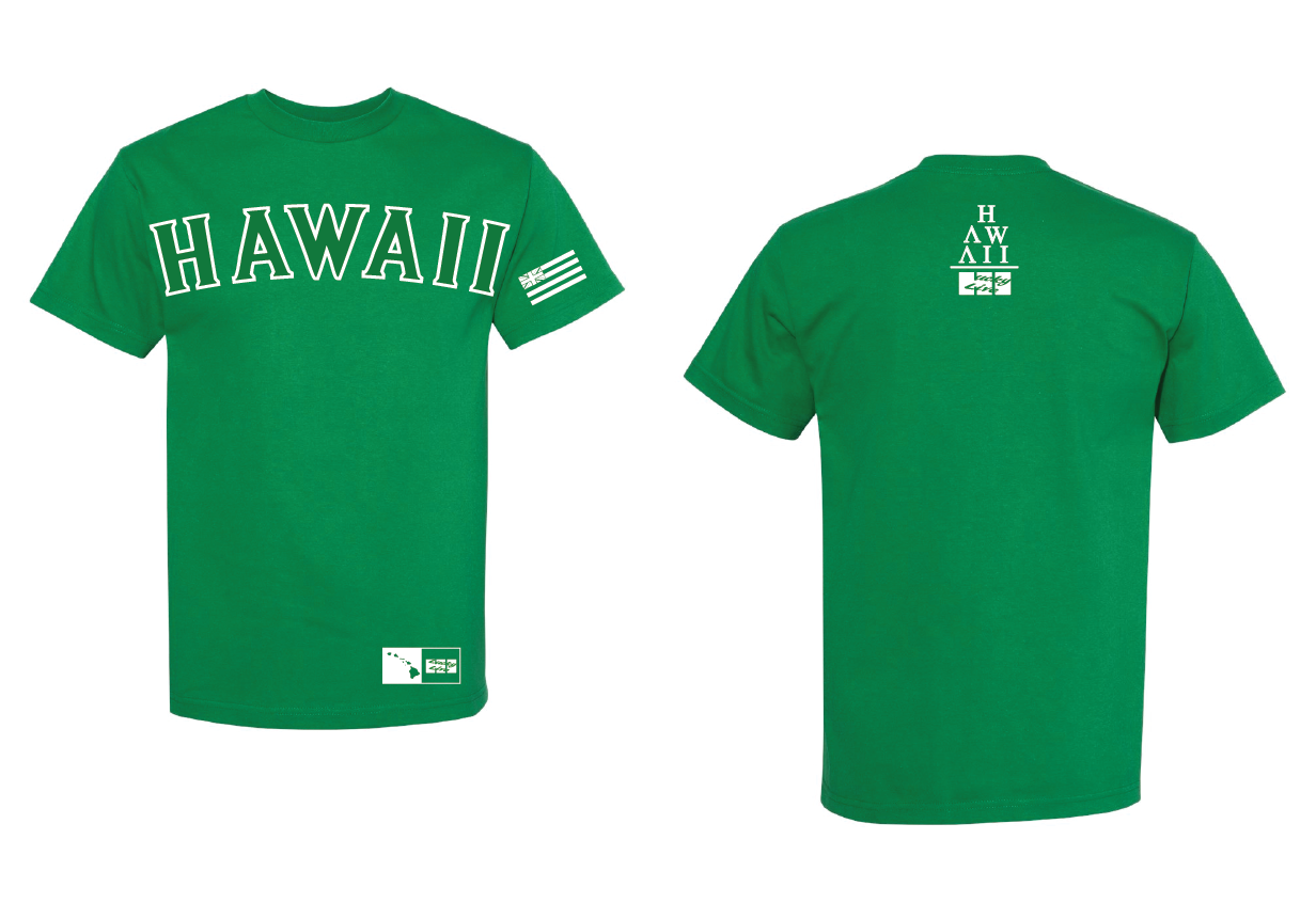 "HAWAII" LLHI Jersey. Green.
